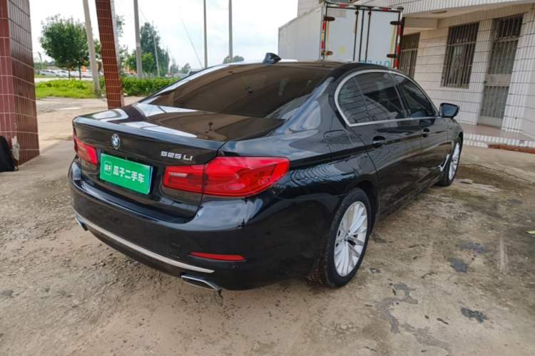 Used BMW 5 Series 2020 525Li Luxury Package Rear Right 45 Deg