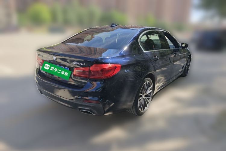 Used BMW 5 Series 2020 530Li Leading Model M Sport Package Rear Right 45 Deg