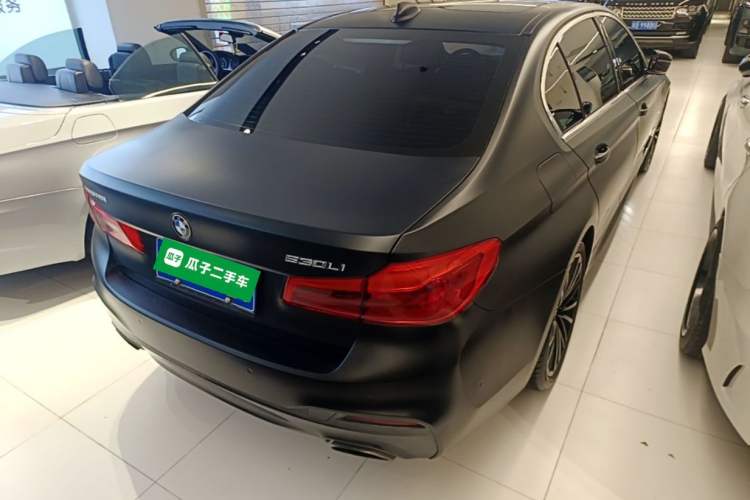 Used BMW 5 Series 2020 530Li Luxury Edition M Sport Package Rear Right 45 Deg