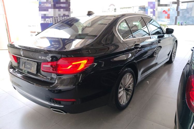 Used BMW 5 Series 2020 530Li Leading Edition Luxury Package Rear Right 45 Deg