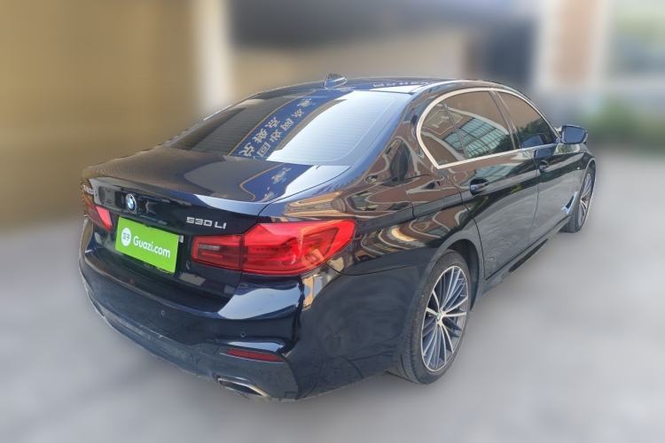 Used BMW 5 Series 2020 530Li Luxury Edition M Sport Package Rear Right 45 Deg