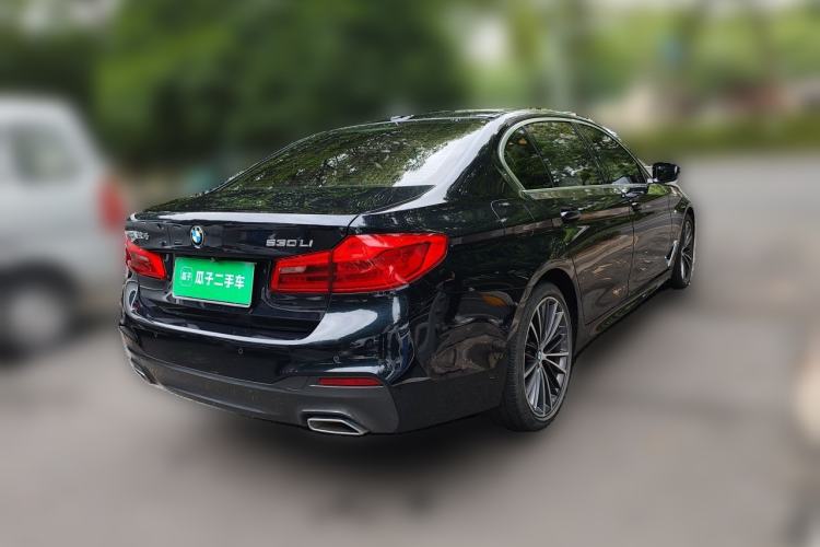Used BMW 5 Series 2020 530Li Leading Model M Sport Package Rear Right 45 Deg