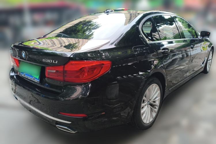 Used BMW 5 Series 2020 530Li Leading Edition Luxury Package Rear Right 45 Deg