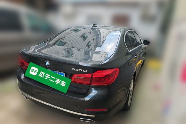 Used BMW 5 Series 2020 530Li Luxury Edition Premium Package Rear Right 45 Deg