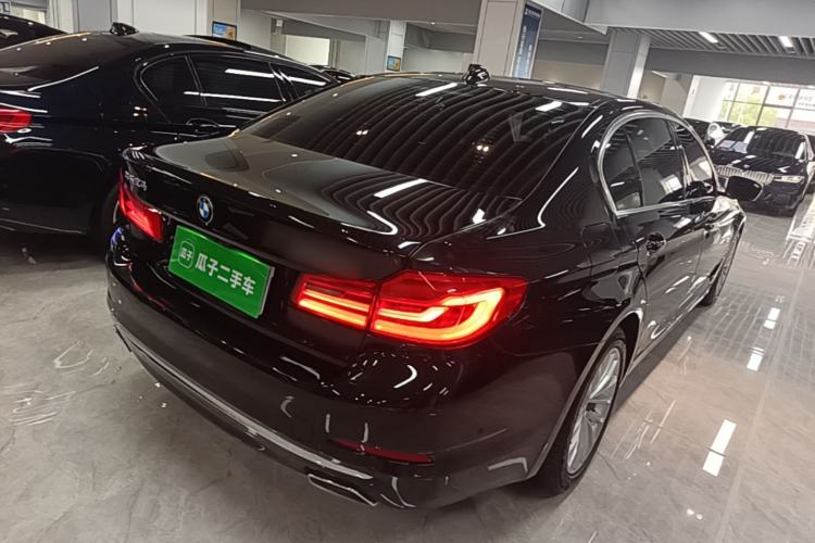 Used BMW 5 Series 2020 530Li Luxury Edition Premium Package Rear Right 45 Deg