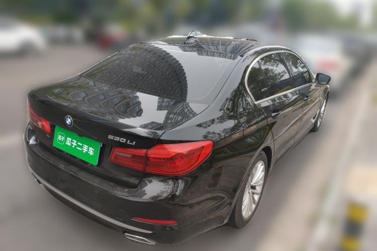 Used BMW 5 Series 2020 530Li Luxury Edition Premium Package Rear Right 45 Deg