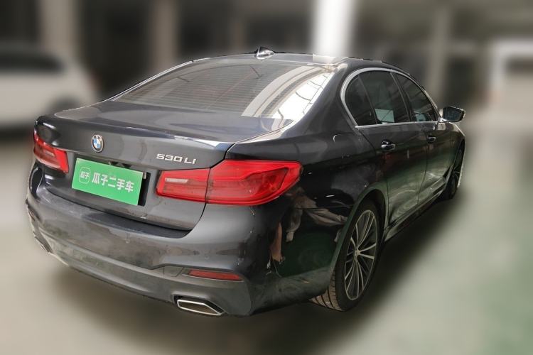 Used BMW 5 Series 2020 530Li Leading Model M Sport Package Rear Right 45 Deg