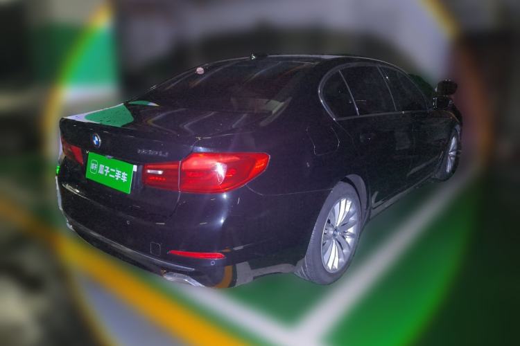 Used BMW 5 Series 2020 525Li Luxury Package Rear Right 45 Deg