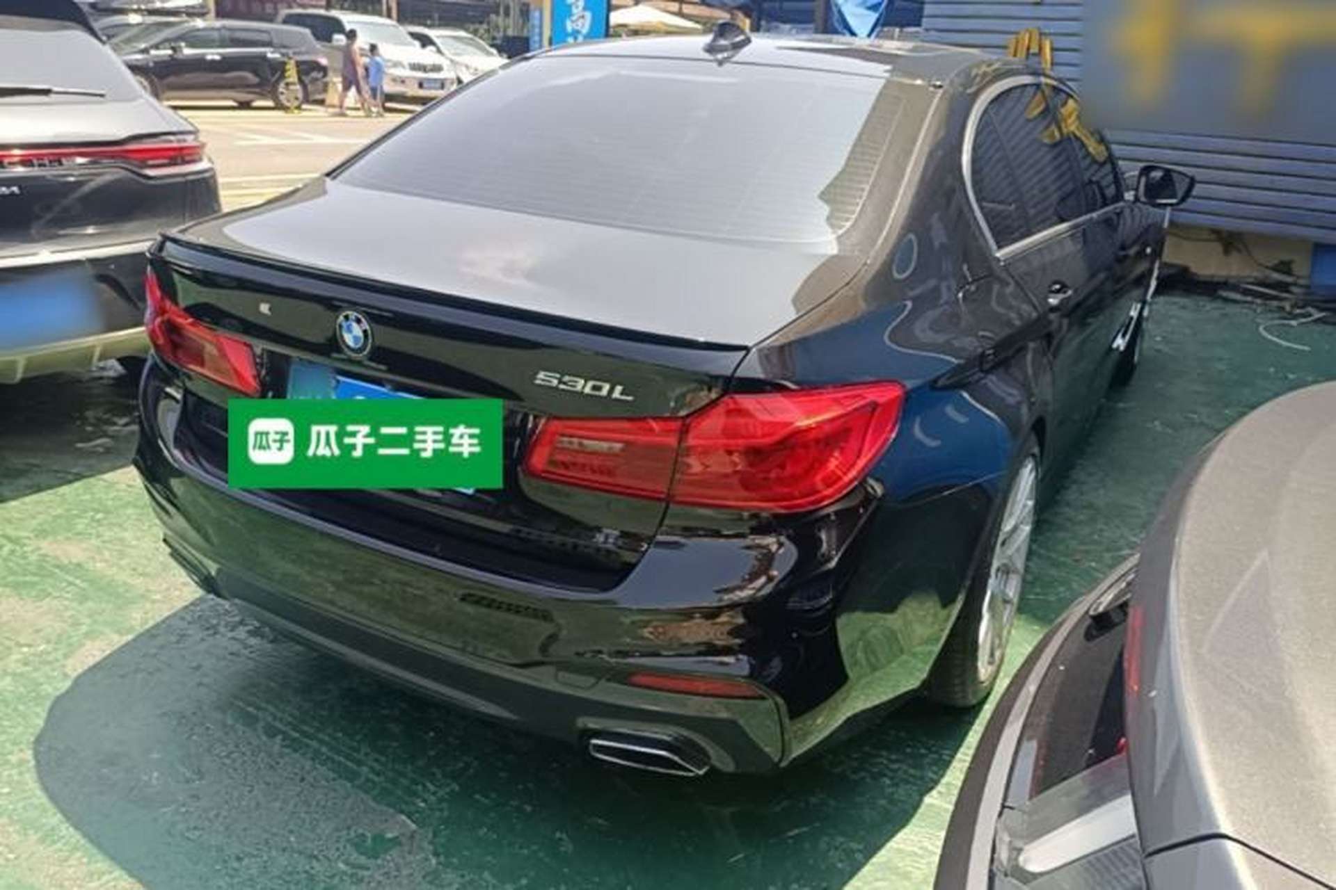 Used BMW 5 Series 2020 530Li Leading Model M Sport Package Rear Right 45 Deg