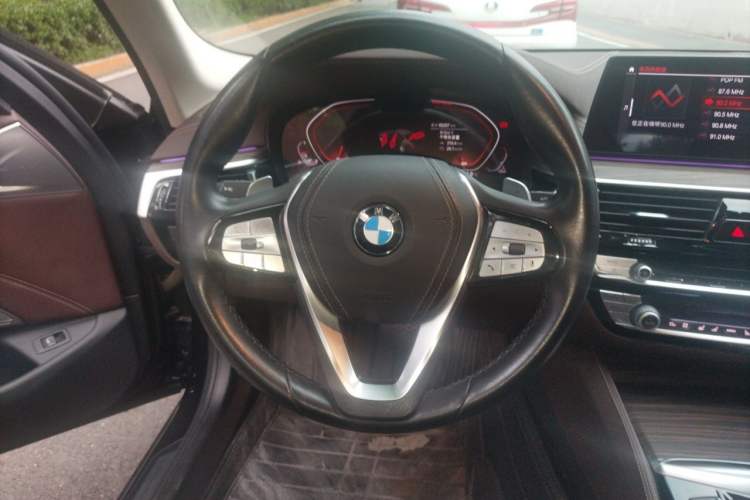 Used BMW 5 Series 2020 530Li Luxury Edition Premium Package Steering Wheel