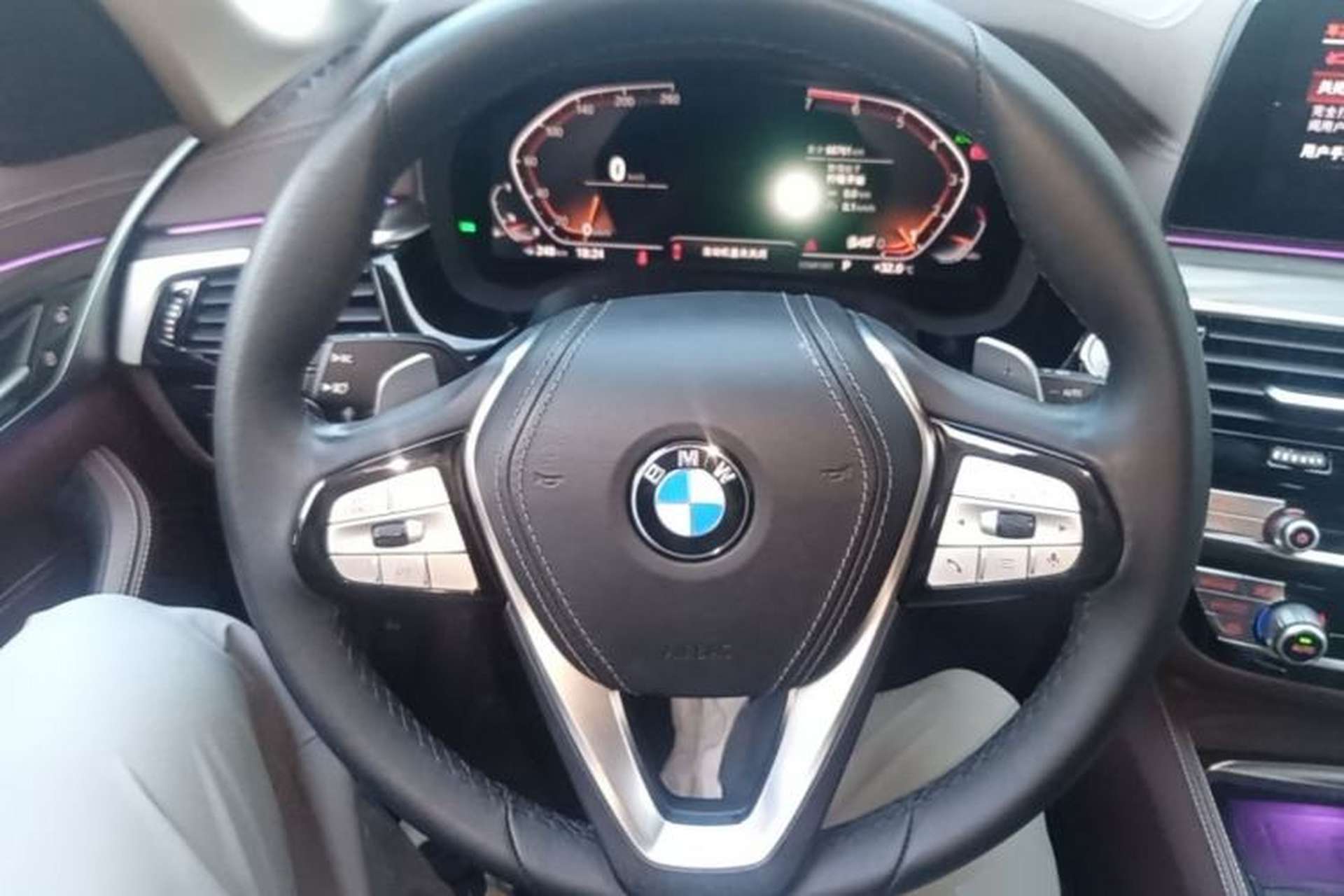 Used BMW 5 Series 2020 530Li Leading Edition Luxury Package Steering Wheel