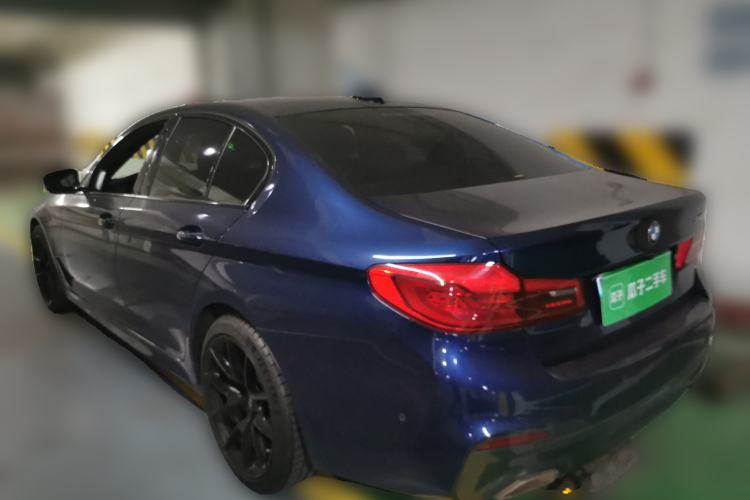 Used BMW 5 Series 2020 540i Sport Line M Sport Package Rear Left 45 Deg