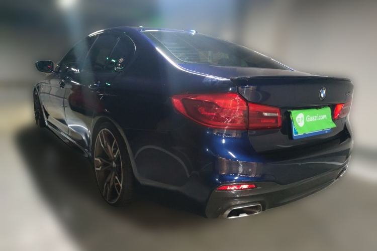 Used BMW 5 Series 2020 540i Sport Line M Sport Package Rear Left 45 Deg