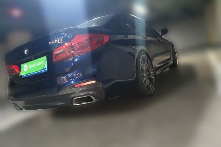 Used BMW 5 Series 2020 540i Sport Line M Sport Package Rear Right 45 Deg