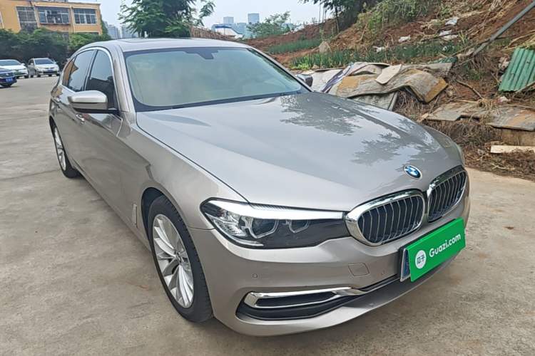 Used BMW 5 Series 2020 525Li Luxury Package Front Right 45 Deg