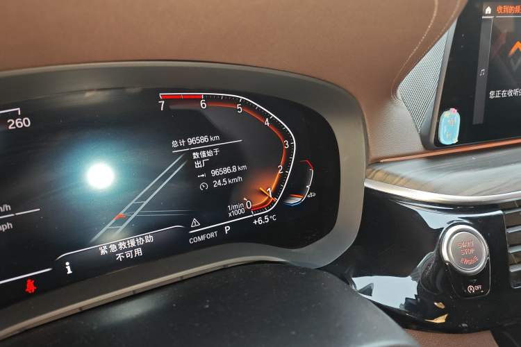 Used BMW 5 Series 2020 530Li Luxury Edition Premium Package Odometer Close Up