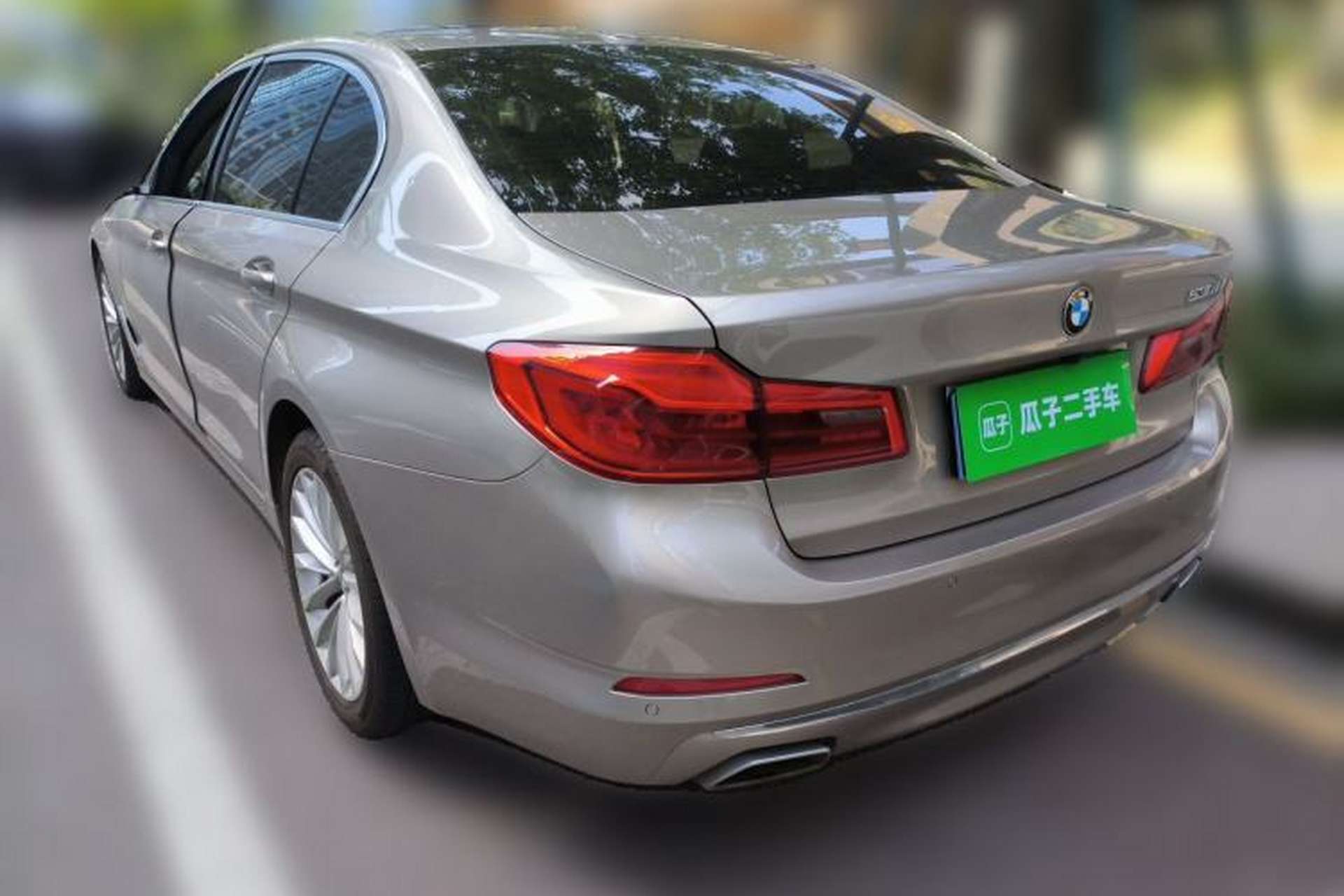 Used BMW 5 Series 2020 530Li Leading Edition Luxury Package Rear Left 45 Deg