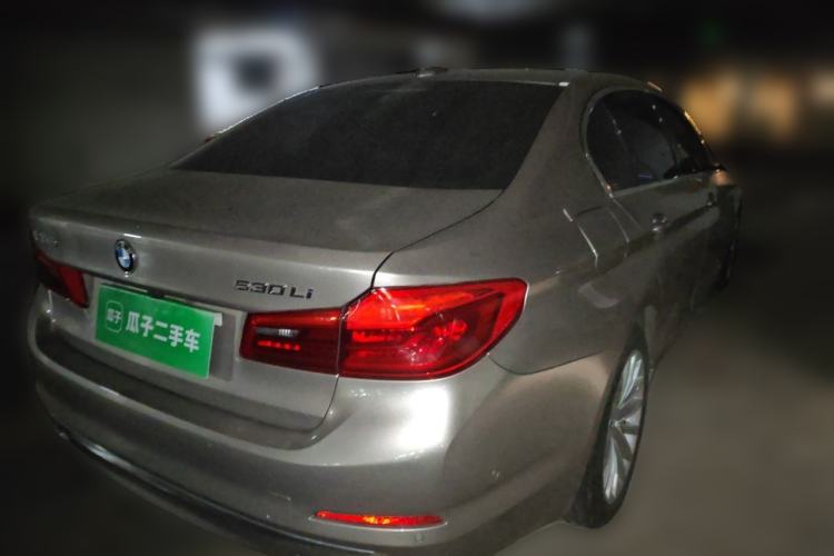 Used BMW 5 Series 2020 530Li Leading Edition Luxury Package Rear Right 45 Deg
