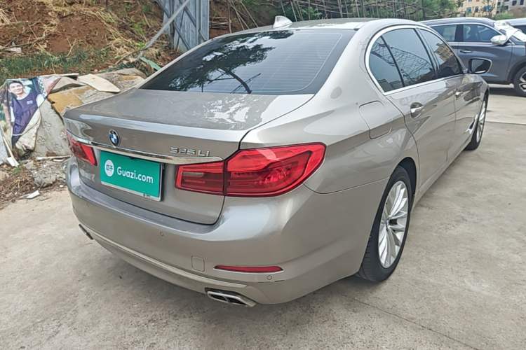 Used BMW 5 Series 2020 525Li Luxury Package Rear Right 45 Deg