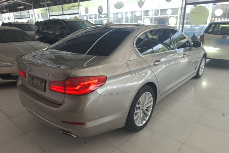 Used BMW 5 Series 2020 530Li Luxury Edition Premium Package Rear Right 45 Deg