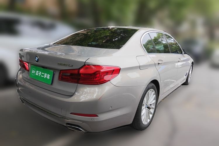 Used BMW 5 Series 2020 525Li Luxury Package Rear Right 45 Deg