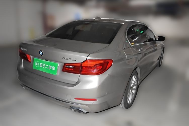 Used BMW 5 Series 2020 525Li Luxury Package Rear Right 45 Deg