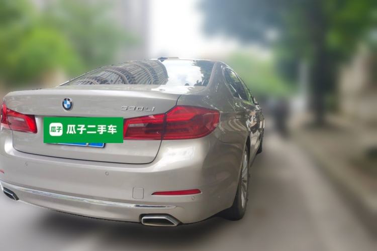Used BMW 5 Series 2020 530Li Leading Edition Luxury Package Rear Right 45 Deg