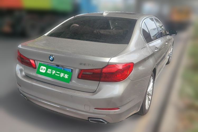 Used BMW 5 Series 2020 530Li Luxury Edition Premium Package Rear Right 45 Deg