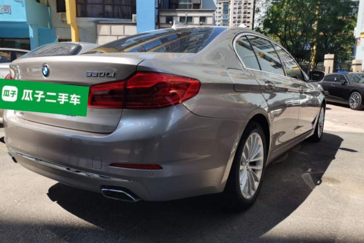 Used BMW 5 Series 2020 530Li xDrive Luxury Package Rear Right 45 Deg