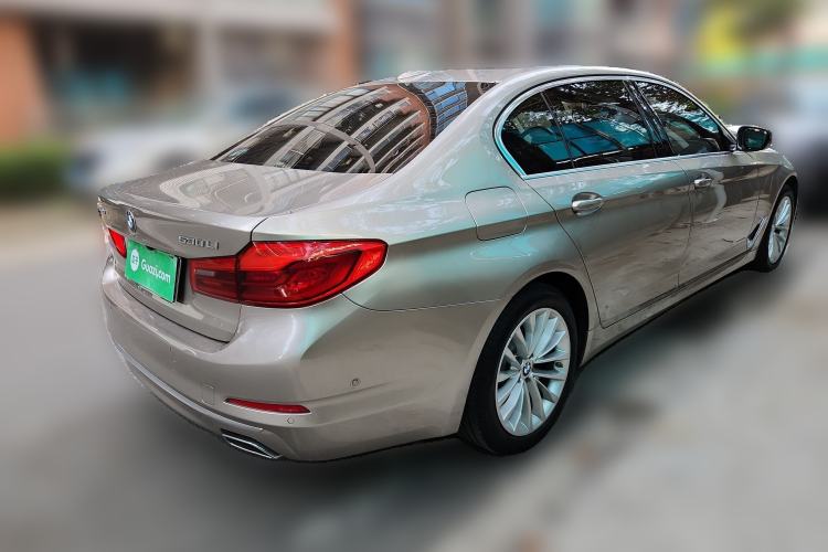Used BMW 5 Series 2020 530Li Luxury Edition Premium Package Rear Right 45 Deg