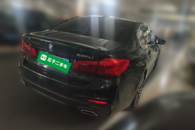 Used BMW 5 Series 2020 530Li Luxury Edition M Sport Package Rear Right 45 Deg