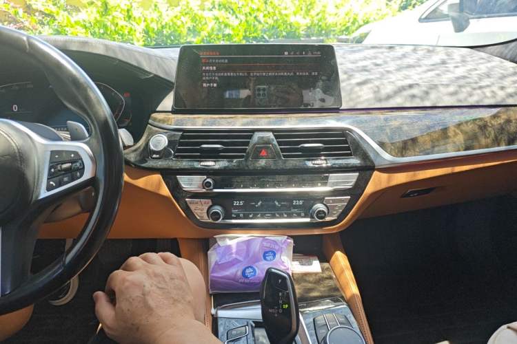 Used BMW 5 Series 2020 530Li Luxury Edition M Sport Package Audio And AC Panel