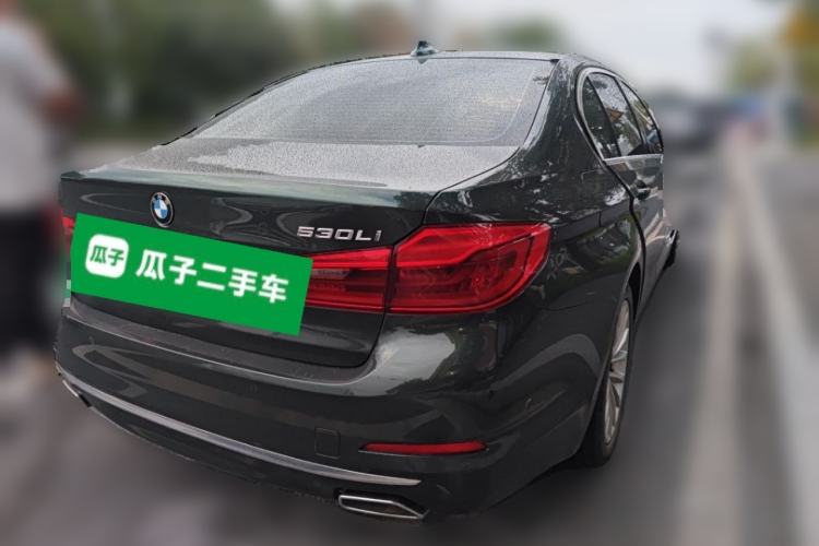 Used BMW 5 Series 2020 530Li Luxury Edition Premium Package Rear Right 45 Deg