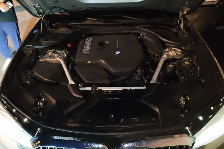 Used BMW 5 Series 2020 525Li Luxury Package Engine Bay