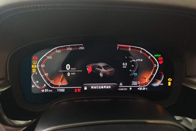 Used BMW 5 Series 2020 530Li Leading Edition Luxury Package Instrument Cluster