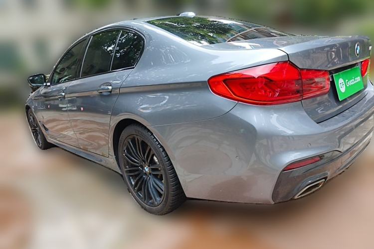 Used BMW 5 Series 2020 540i Sport Line M Sport Package Rear Left 45 Deg