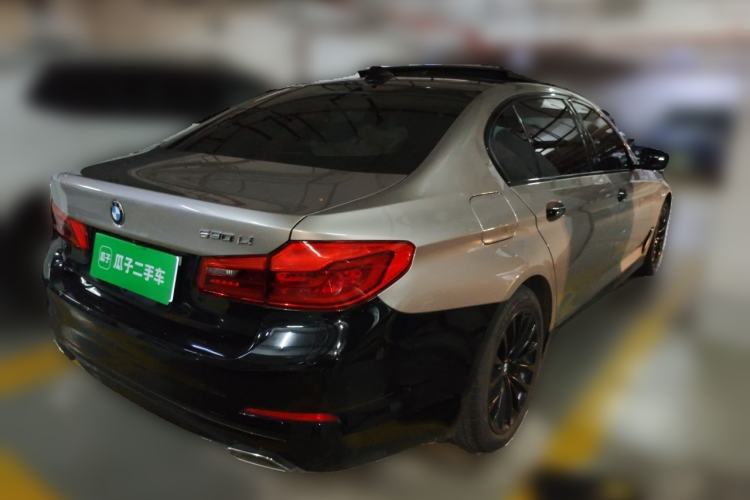 Used BMW 5 Series 2020 530Li Luxury Edition Premium Package Rear Right 45 Deg