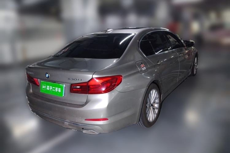 Used BMW 5 Series 2020 530Li Leading Edition Luxury Package Rear Right 45 Deg