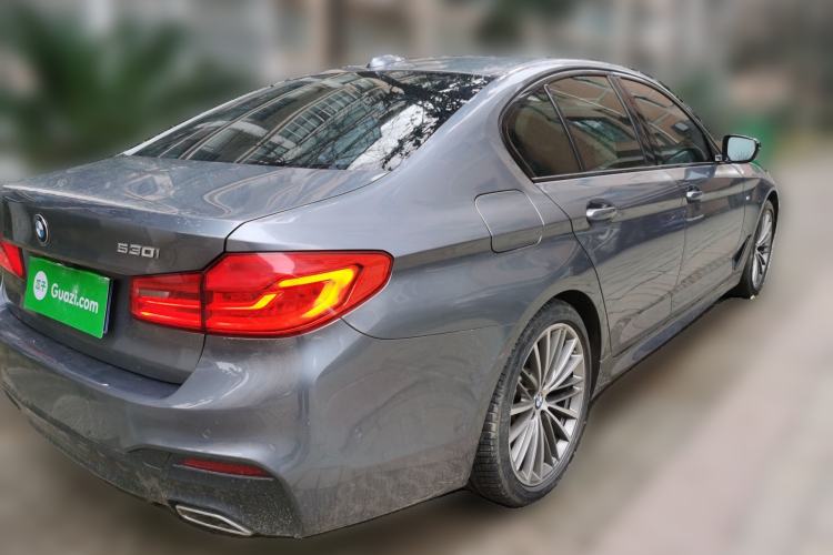 Used BMW 5 Series 2020 530i Sport Line M Sport Package Rear Right 45 Deg