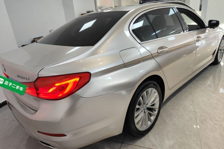 Used BMW 5 Series 2020 530Li Leading Edition Luxury Package Rear Right 45 Deg