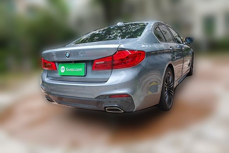 Used BMW 5 Series 2020 540i Sport Line M Sport Package Rear Right 45 Deg