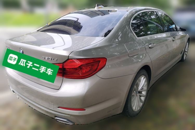 Used BMW 5 Series 2020 530Li xDrive Luxury Package Rear Right 45 Deg