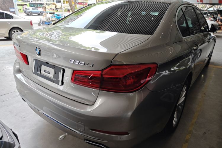 Used BMW 5 Series 2020 530Li Leading Edition Luxury Package Rear Right 45 Deg