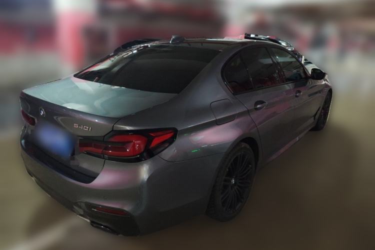 Used BMW 5 Series 2020 540i Sport Line M Sport Package Rear Right 45 Deg