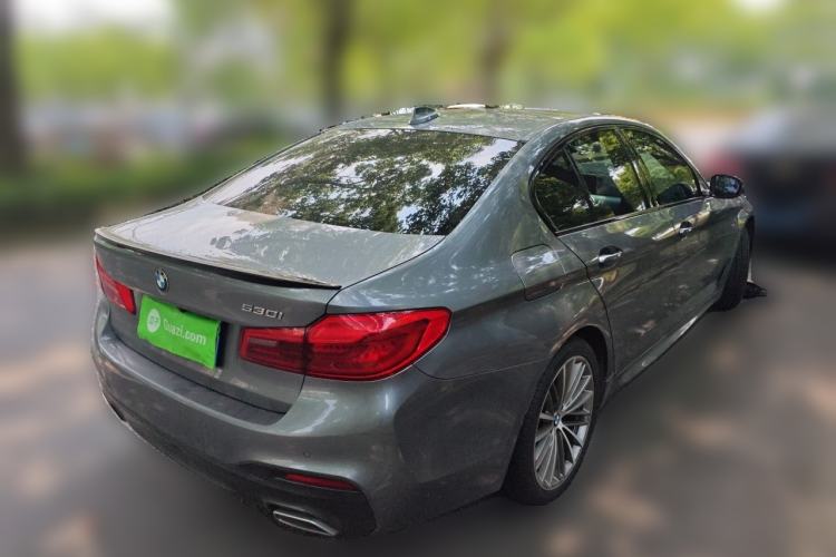 Used BMW 5 Series 2020 530i Sport Line M Sport Package Rear Right 45 Deg