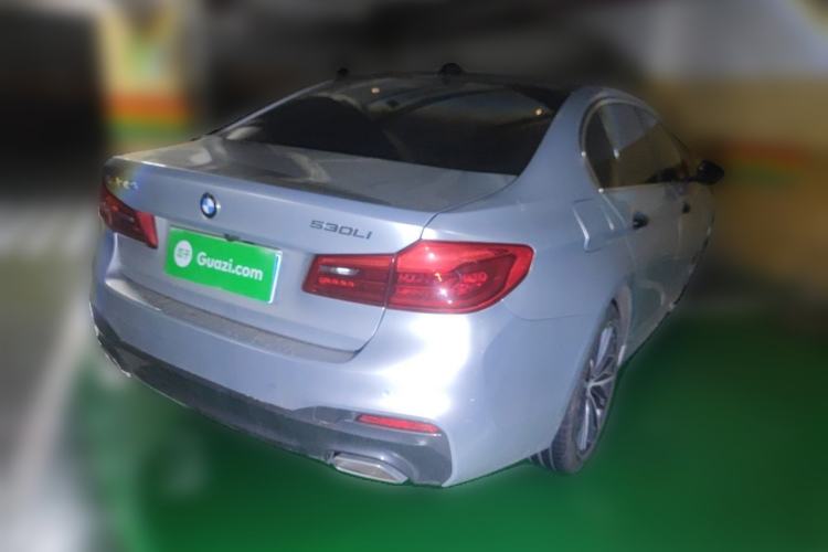 Used BMW 5 Series 2020 530Li Leading Model M Sport Package Rear Right 45 Deg