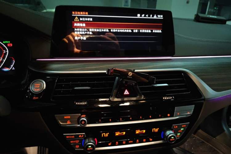 Used BMW 5 Series 2020 530Li Leading Edition Luxury Package Audio And AC Panel