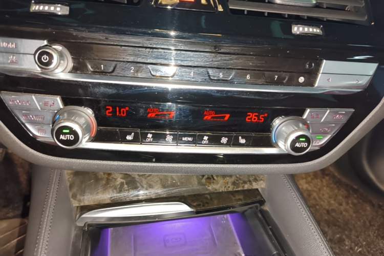 Used BMW 5 Series 2020 530Li Leading Model M Sport Package Audio And AC Panel