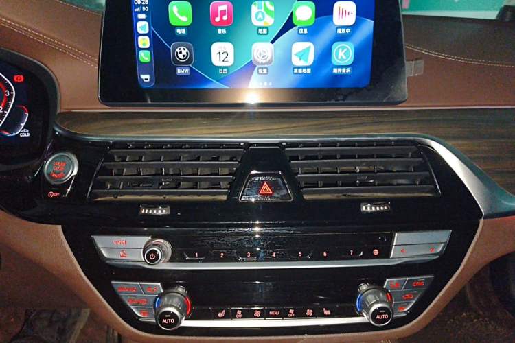 Used BMW 5 Series 2020 530Li Leading Edition Luxury Package Audio And AC Panel