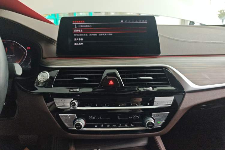 Used BMW 5 Series 2020 530Li Leading Edition Luxury Package Audio And AC Panel